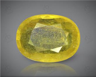 Natural Heated & Treated Yellow Sapphire Certified 3.87 (CTS) ( 71856 )